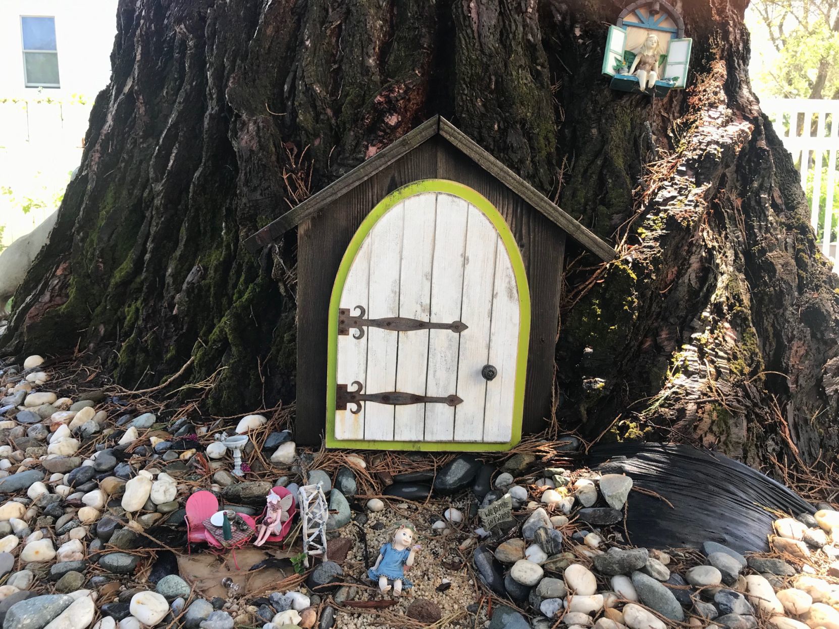 A "fairy door" at Napa's Arbor Guest House. The guest house is located at 1436 G St. in Napa.